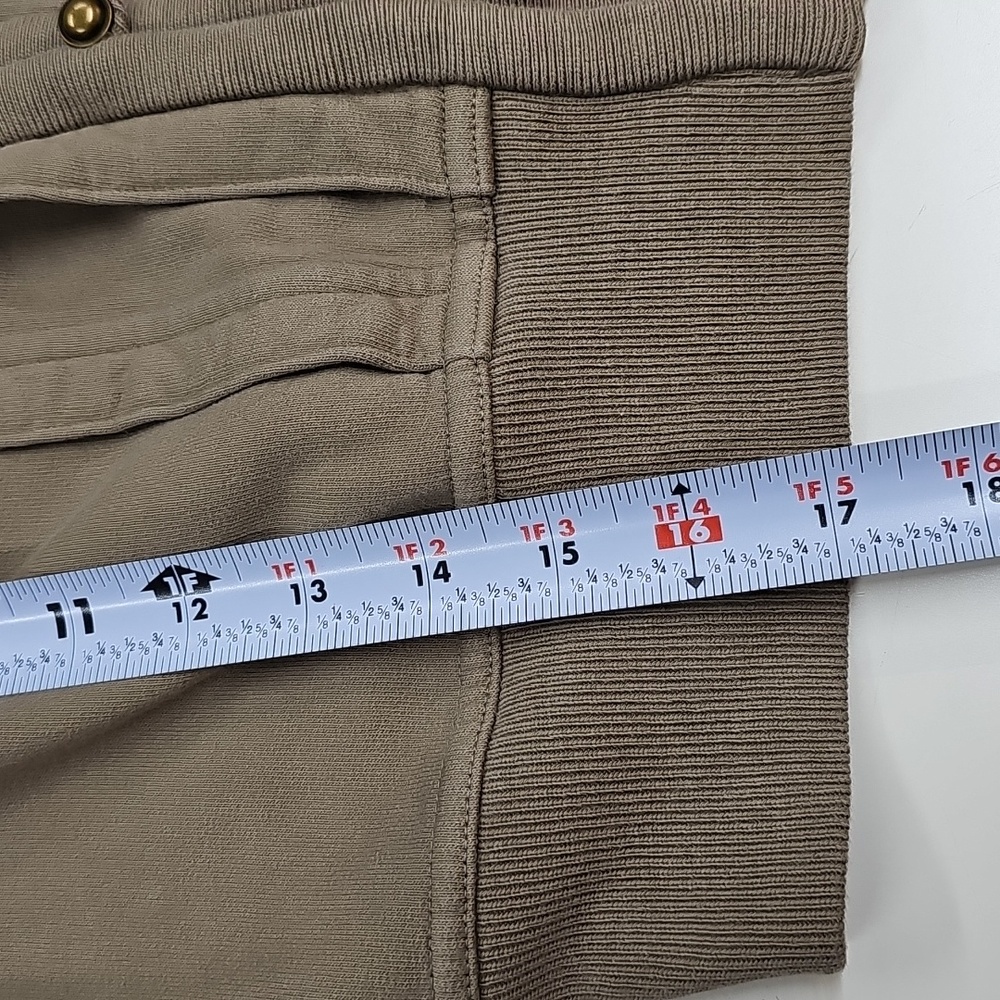 Citizens Of Humanity Brown Cropped Sweatshirt Knit Blazer, Y2K New w/tag, Sz L - Picture 12 of 12